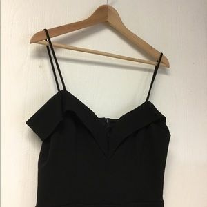 Black short romper